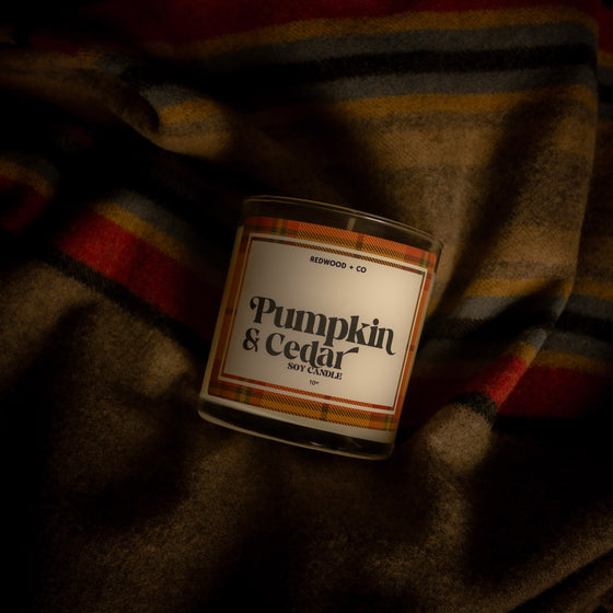 Pumpkin + Cedar 10oz Candle