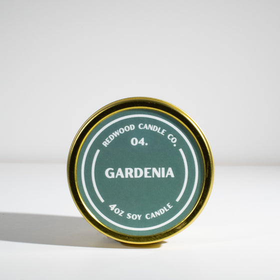 Gardenia 4oz Travel Tin