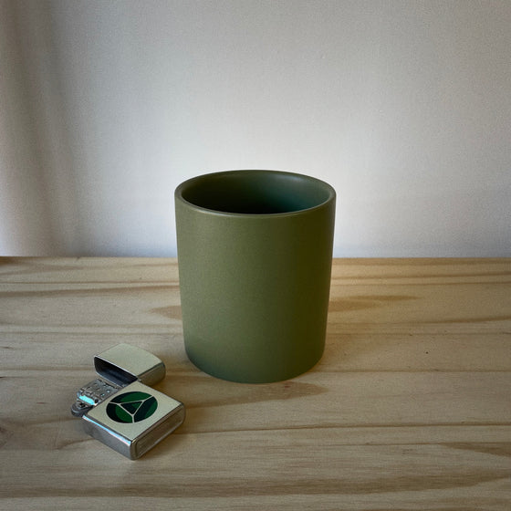 Matte Green Ceramic, Tree Farm