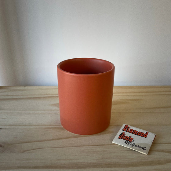 Matte Orange Ceramic, Pumpkin + Cedar